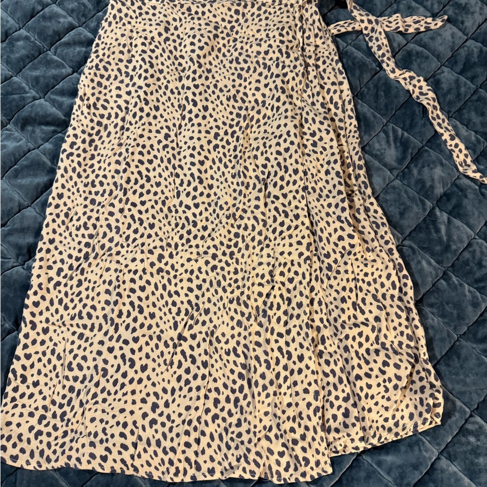 Leopard Print Women's Skirt